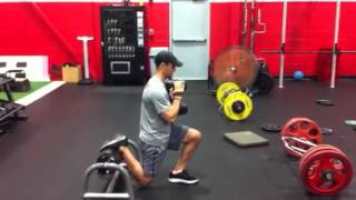 Rear Foot Elevated Split Squat with 5 Sec Iso Hold