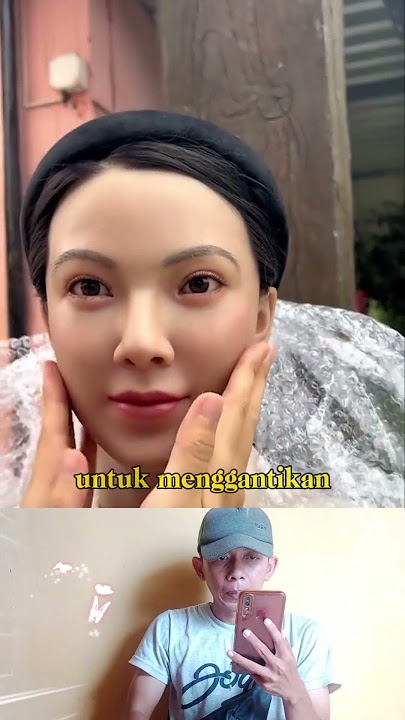 Boneka silikon produk cina mirip wanita asli #reaction
