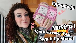Lochknits - Episode 16 - Agnes Sweater Vest, Step It Up Knit Shawl, MDS&W Acquisitions