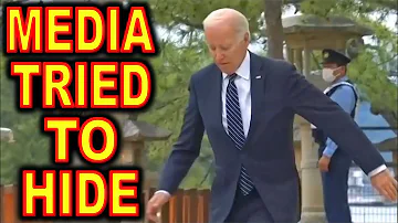 Biden TRIPS in Japan and Far-Left Media Outlet Tries to HIDE It.....