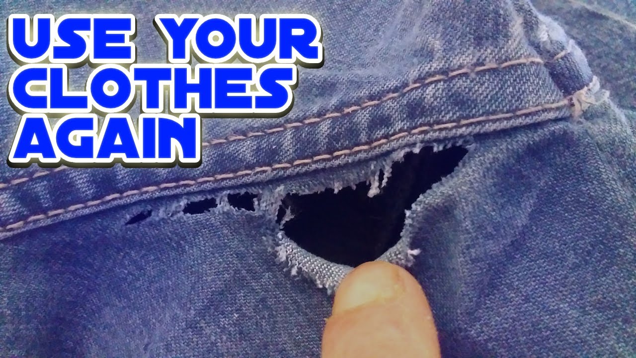 Comment Reparer Un Pantalon Use Entre Les Jambes