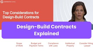 Design-Build Contracts Explained [Top Terms To Know]