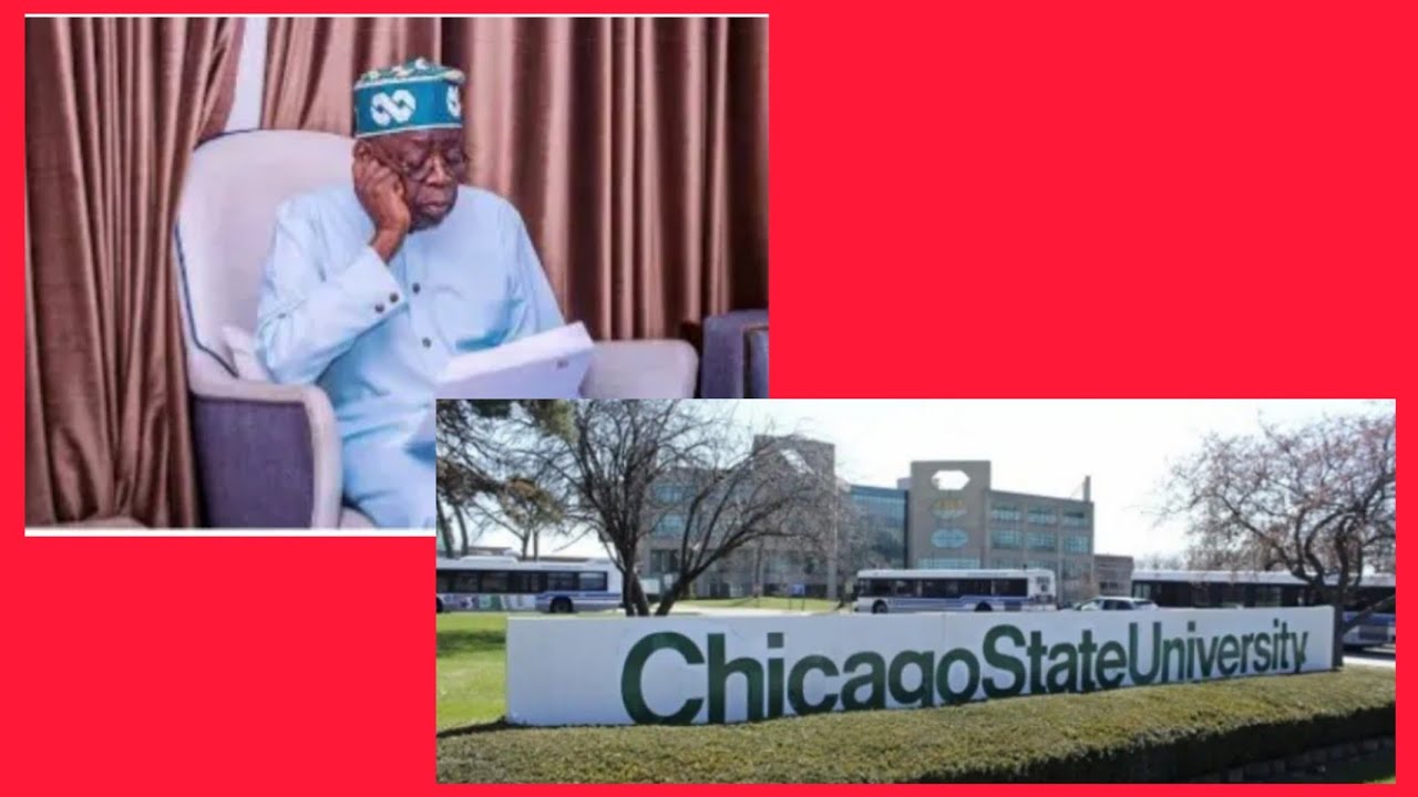 UNBELIEVABLE; CHICAGO STATE UNIVERSITY MAKES SHOCKING REVELATION ON TINUBU'S ATTENDING THE SCHOOL...