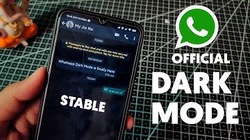 How to Enable WhatsApp Dark Mode on Android & iOS | WhatsApp Stable Dark Mode