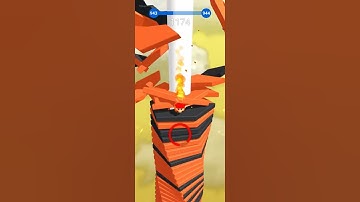 stack ball gameplay most satisfying game #stackball #games #stackballgame #roblox #viral #puzzle