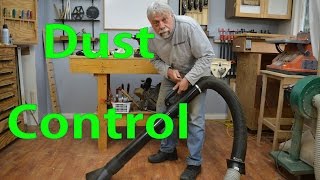 In this episode I am showing what dust control methods and dust collector options I use in my shop and show how I clean the air in 