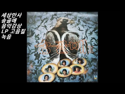 세상만사 송골매 LP음악감상 라이브음악 고음질녹음 버전