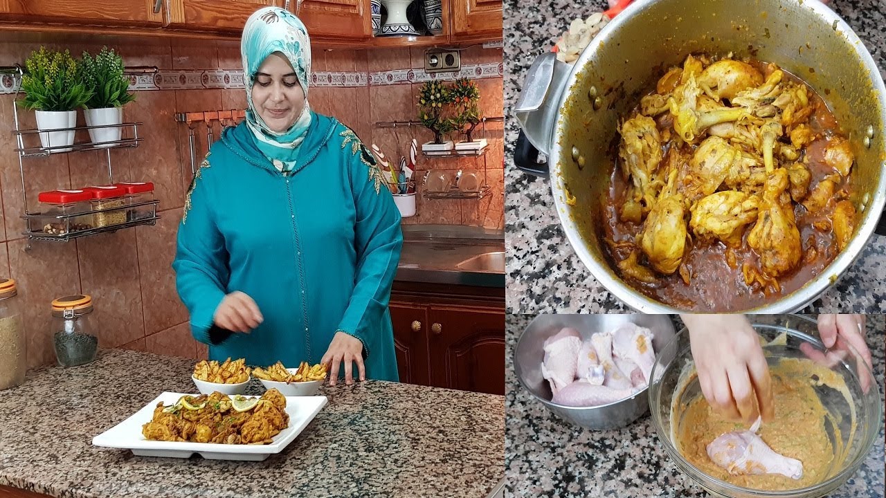 دجاج سريع  مدغمر يحضر قبل الإفطار  بدقائق بتتبيلة روعة مرافق بطاطس  مقرمشة مشوية لذيذة جدا