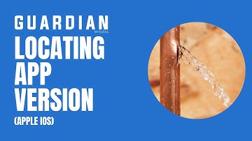 Where to Locate App Version (iOS) | Guardian by Elexa Support