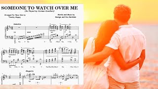 Video thumbnail of "Someone To Watch Over Me (Carmen Cavallaro) Piano Transcription"