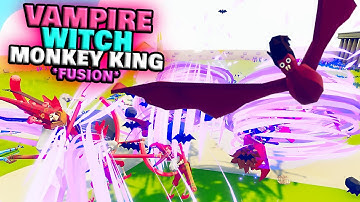 Triple Fusion! Witch Vampire Monkey King vs Every Faction - TABS Unit Creator Update Gameplay