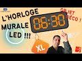 Review horloge led murale au format xl  lobjet dco pour le salon ou le bureau  fr