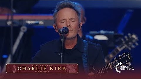 Holy Forever / How Great Is Our God - Chris Tomlin | Charlie Kirk Memorial (LIVE) 