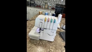 Threading a Brother 1034DX Serger