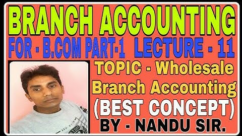 VIDEO LECTURE - 11 / FOR - B.COM PART-1