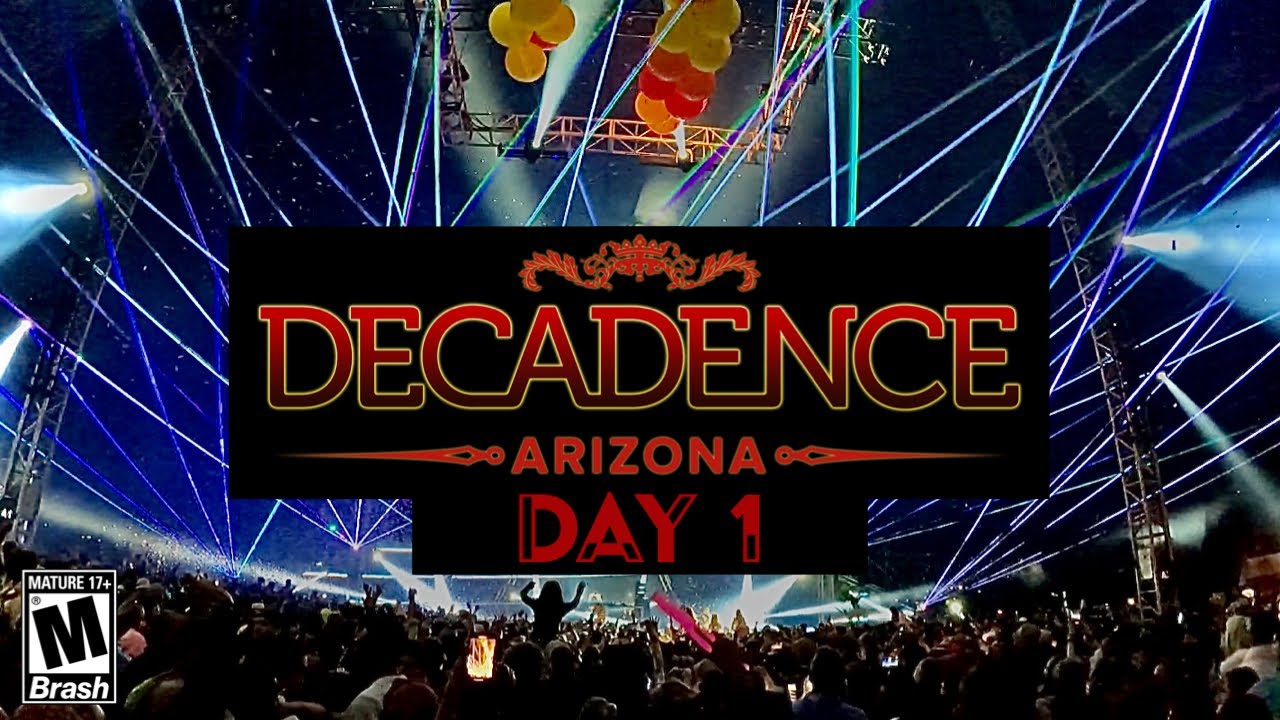 DECADENCE AZ NEW YEARS EVE 2022 DAY 1 [VLOG] YouTube
