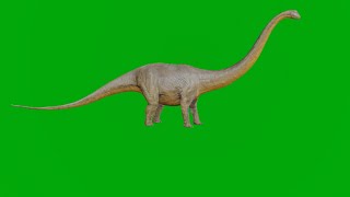 Динозавр Брахиозавр | dinosaur | Brachiosaurus | Футажи для видео | Хромакей | green screen