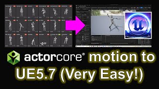 ActorCore Motion Import to Unreal Engine 5.7 Workflow |No Retargeting FBX Setup &amp; SK_Mannequin Guide