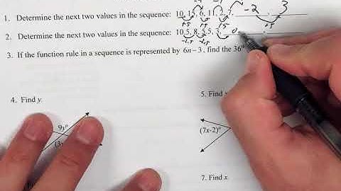 2017U3 #2 Inductive Reasoning with Number Patterns