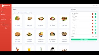 Aplikasi Kasir Kuliner/Restoran Berbasis Website Fitur Lengkap terdapat Role Admin dan Kasir