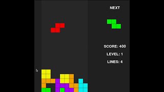 Build Tetris Game Using Python Codes