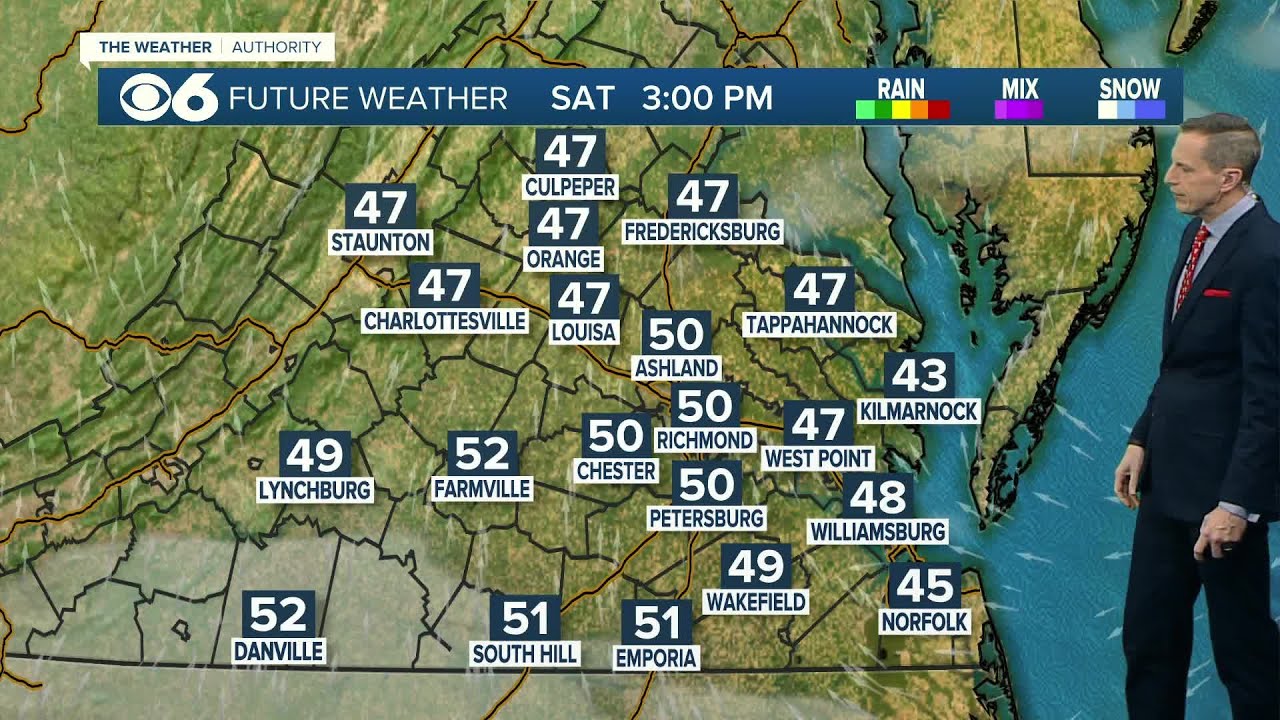Cooler today, warmer Sunday - YouTube