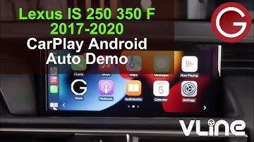Add wireless CarPlay Android Auto to Lexus IS 200t 250 300 350 F 2017 2018 2019 2020 | VLine LEX9L