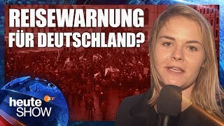 Hazel Brugger in Dresden: Wie gefährlich ist es in Deutschland? | heute-show vom 28.09.2018