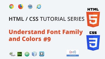 CSS Tutorial #9 || CSS font family Text Styling, Font color
