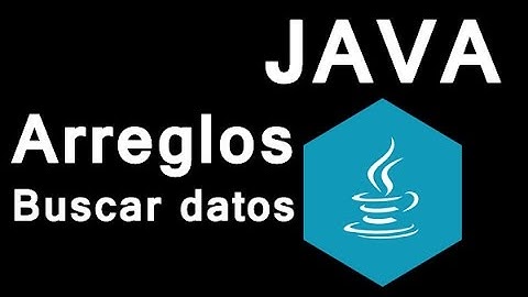 13 Java Básico - Arreglos - Busqueda