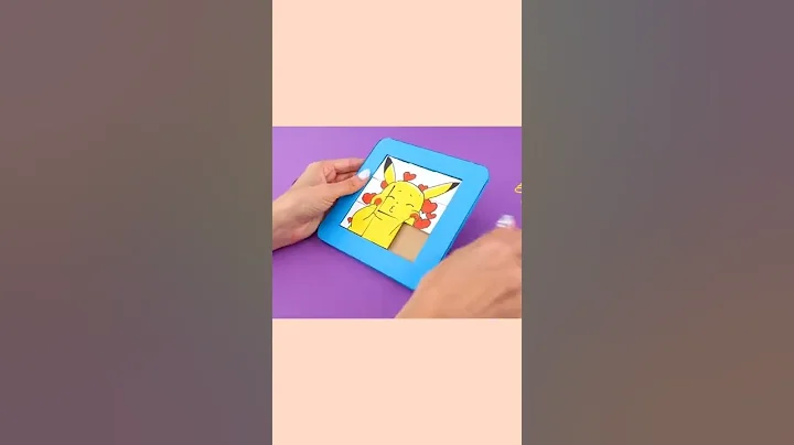 Make Easy Pikachu Puzzle Game For Kids | DuDu DiY Crafts