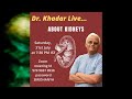 Dr Khadar live on About Kidneys || Dr Khadar lifestyle