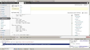 WordPress Tutorial Videos | Change Title, Font, Color, Size Using FireBug