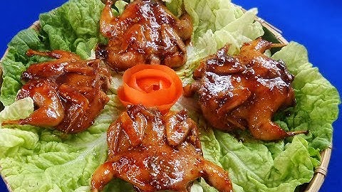 Món Ăn Ngon - CHIM CÚT KHÌA NƯỚC DỪA, Cút Rô Ti