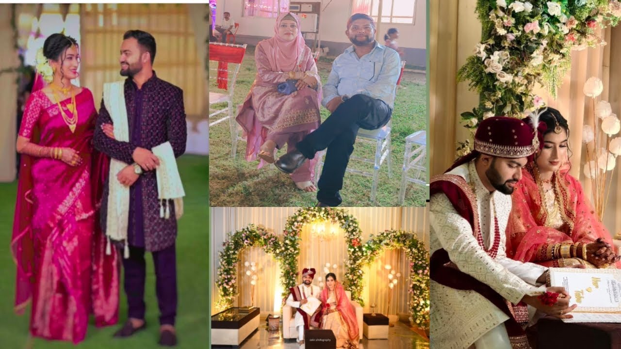 #wedding #assamese muslim wedding #reception - YouTube