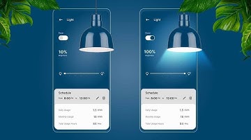 brightness adjustment Animation in UI #figma