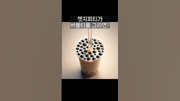 챗지피티가 버블티를 그리면? #chatgpt