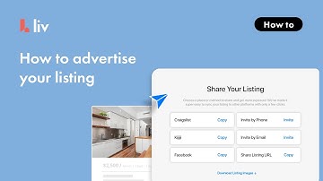 liv.rent Basics - How to advertise your listing