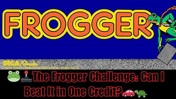 🐸🕹️ The Frogger Challenge: Can I Beat It in One Credit? 🚗🐢 #frogger #arcade #konami