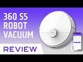 Best Robot Vacuum Under $200 // 360 S5 Robot Vacuum w/ LiDAR & Alexa