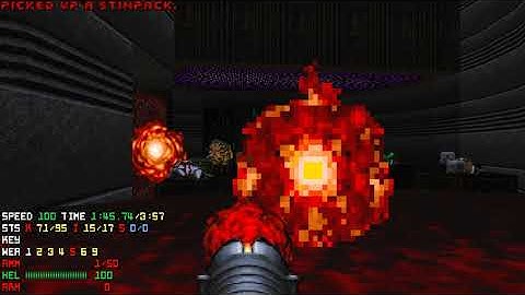 Doom II - Ambrosia Map02 UV-Max in 3:55