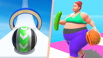 Sky Rolling Ball 3D Vs Fat 2 Fit Max Level Gameplay iOS,Android Walkthrough Alltrailers Update LO6NO