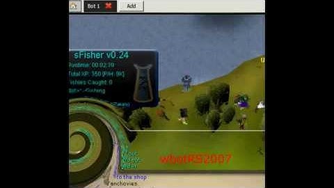 wbot - Most Advanced Runescape 2007 Bot - Every skill working [Commentary]