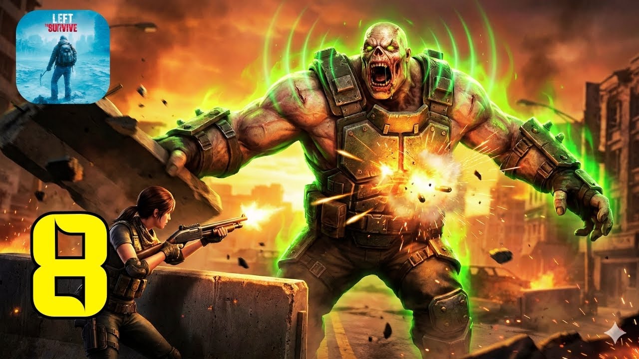 Left To Survive Part 8 - Defeating the REGION BOSS & Campaign Progress (Android/iOS)