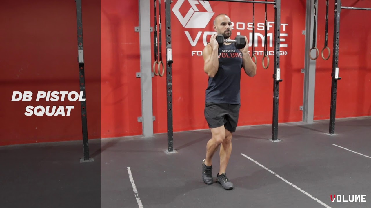 db pistol squat - YouTube