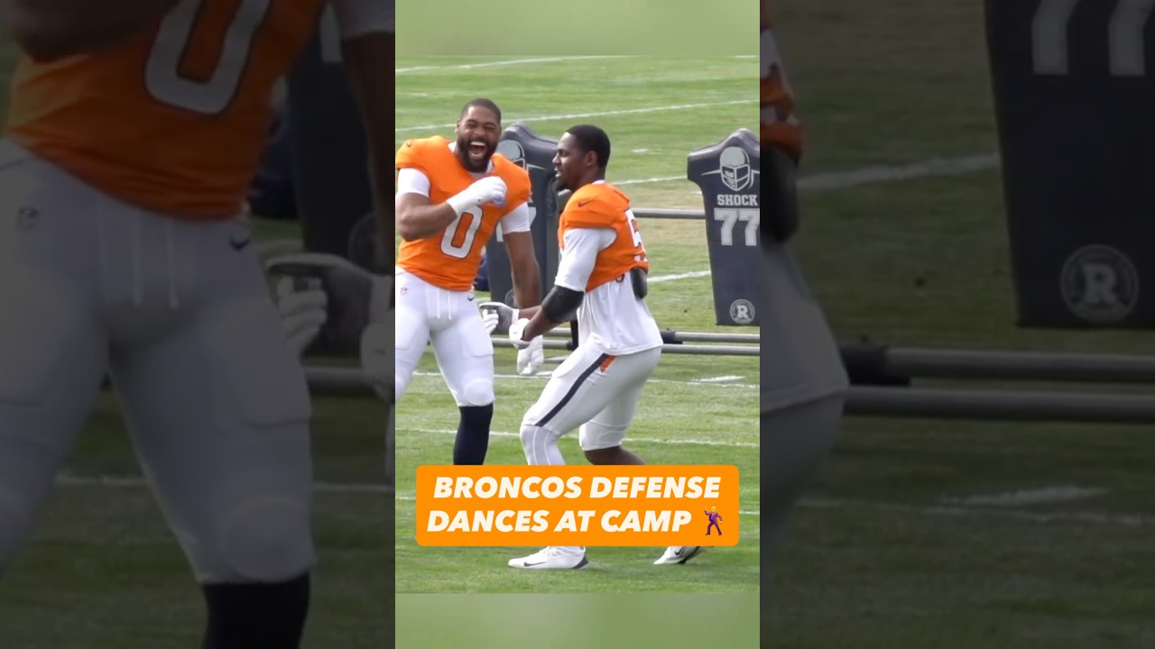 Broncos Defense Dancing at Camp 🕺🤣