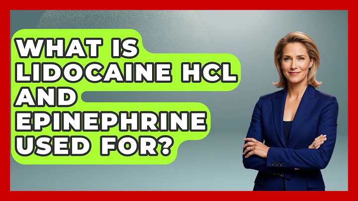 What Is Lidocaine HCL And Epinephrine Used For? - First Response Medicine