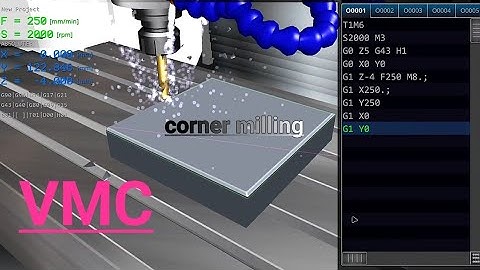 How to VMC drill corner programming create @Technologyalalias
