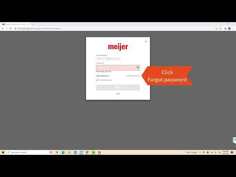 How to Reset Your Meijer Password Online