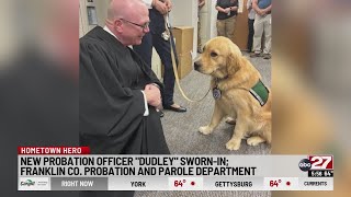 Franklin County welcomes newest probation officer—a golden retriever
